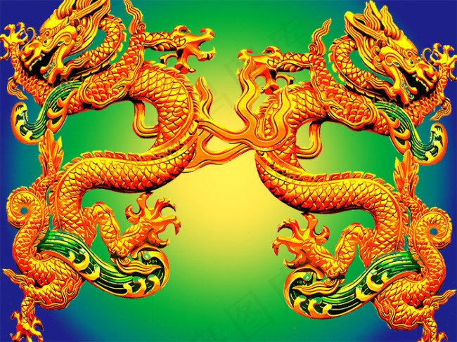龙石雕金龙psd素材集(4724X3542(DPI:300))psd模版下载