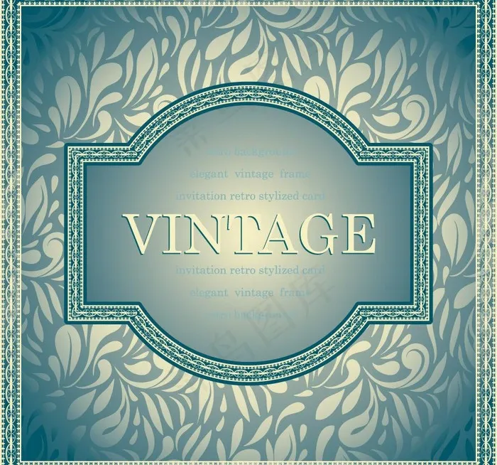 欧式花纹 古典花纹边框图片eps,ai矢量模版下载