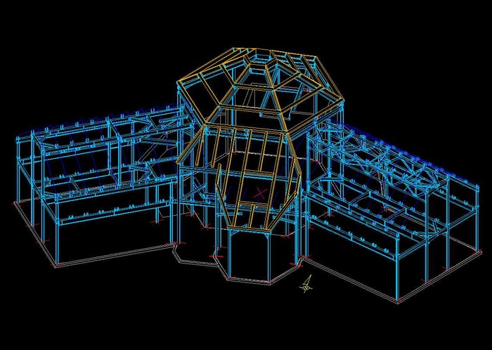 科技建筑高割草学校威尔顿NH