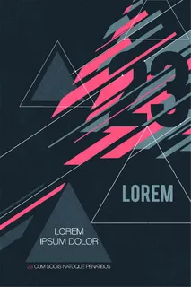 彩色几何图形宣传页图片 彩色几何图形宣传页图片