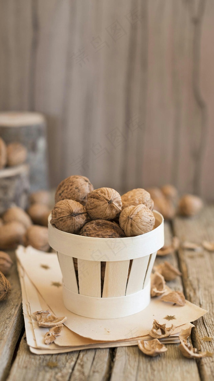 核桃高清摄影图片