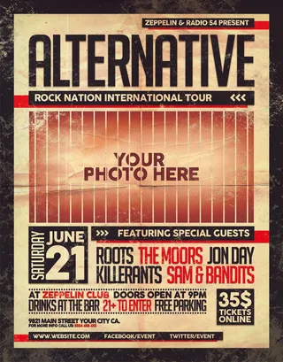 怀旧创意海报设计国外经典版式设计排...