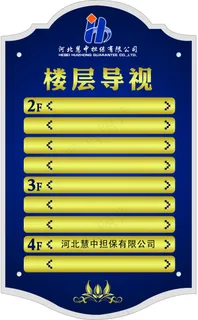 楼层指引牌