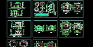 坡地型三层住宅设计施工图14x13
