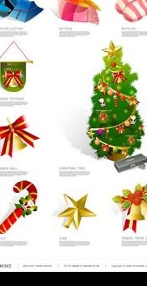 圣诞节矢量元素