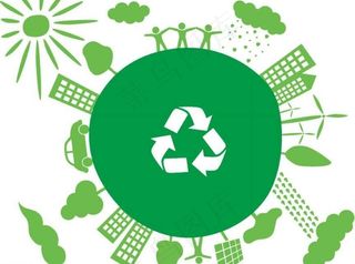 绿色星球背景图片