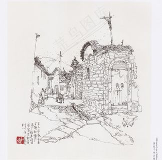 客家千米古巷图片