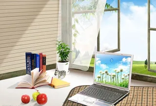 窗外的风景图片