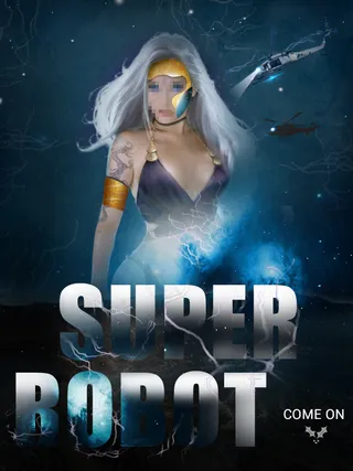 黑夜星空的超级机器人