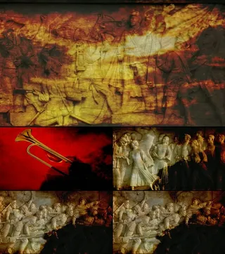 人民英雄纪念碑浮雕视频素材