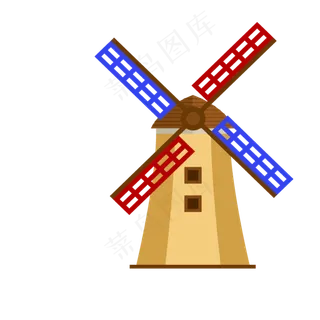 卡通简约荷兰风车卡通简约荷兰风车