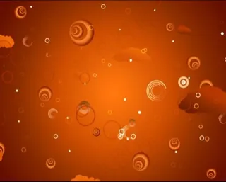 橙色背景视频素材