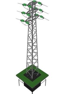 中压架空电力线路塔952 d 平均...