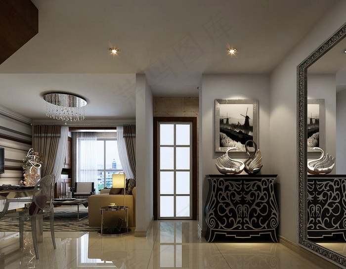 玄关设计效果图
