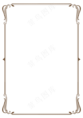 海报碎花边框古典边框PNG透明元素