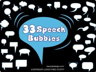 可容纳一个对话泡泡元素矢量素材