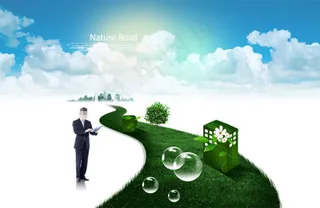 高清PSD分层素材生机盎然