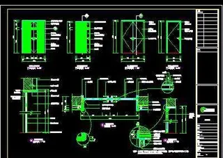 教学楼装修施工图纸、cad详图素材...