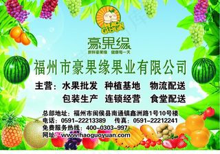 阳光蓝底水果图片