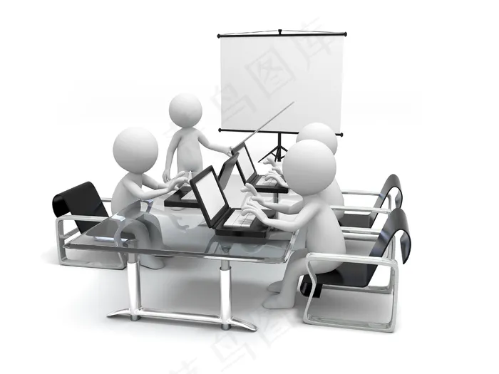 商务小人团队高清图片