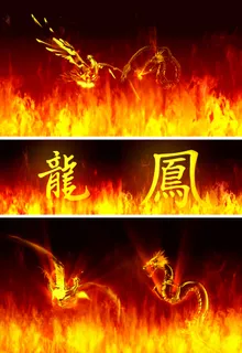 浴火龙凤呈祥演艺背景视频