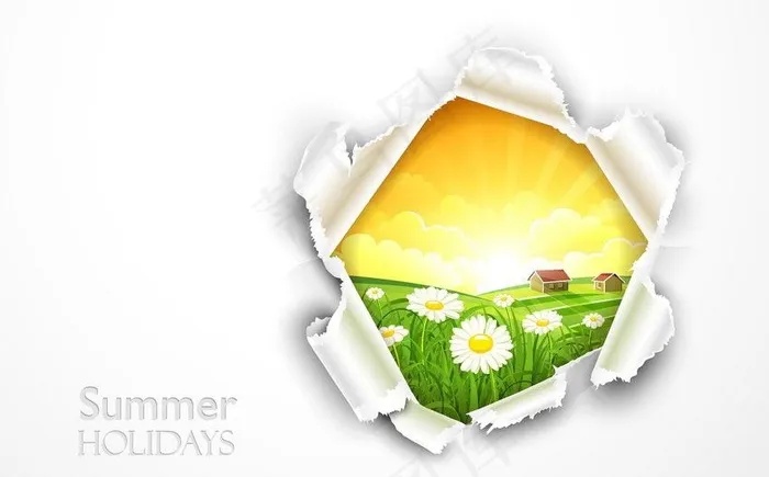 春天背景图片eps,ai矢量模版下载