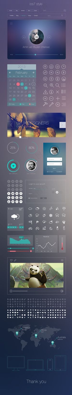 iOS7风格的UI组件