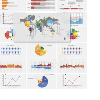 网页设计矢量插图素材