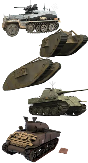 坦克素材分层免扣大图