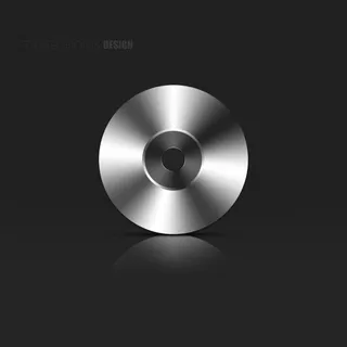 金属质感音乐图标 金属质感音乐图标