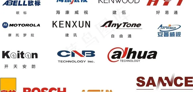大华 海康等logo图片