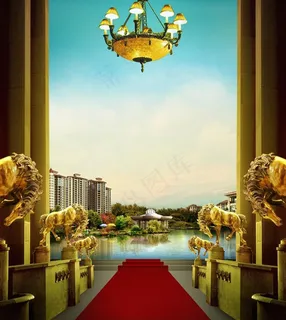 欧式开盘报广图片