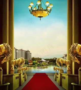 欧式开盘报广图片