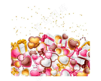 缤纷礼物背景图片