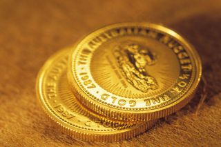 金融商业金币背景