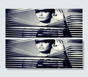 红灰配色线条HTML5博客模板