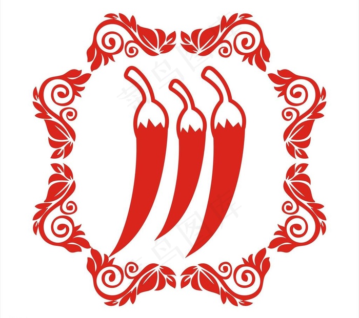 川菜馆刻字图案cdr矢量模版下载