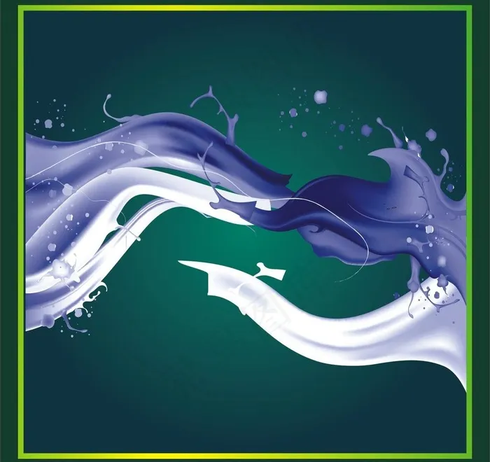 波浪图片cdr矢量模版下载