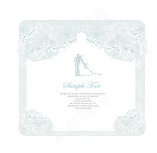 浅颜色的婚礼背景的艺术载体05