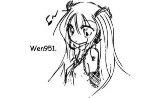 美女头像矢量素材