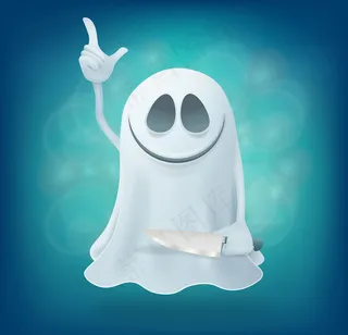 万圣节小鬼矢量 (3)