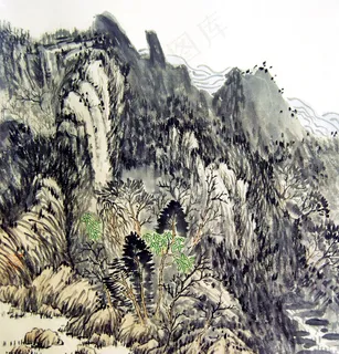 仿古山水画图片 仿古山水画图片