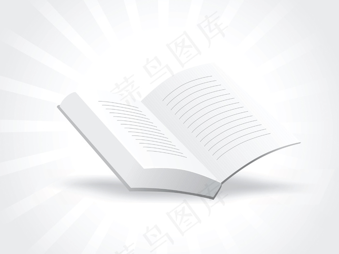 打开书矢量eps,ai矢量模版下载