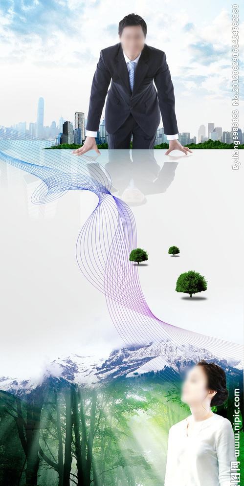 房地产广告(2362X4851(DPI:300))psd模版下载