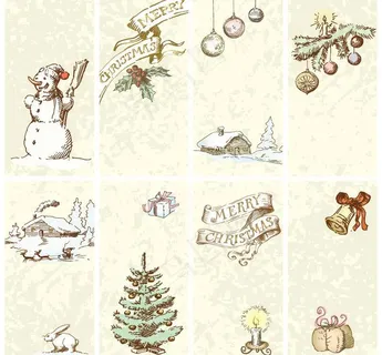 圣诞主题矢量素材图片