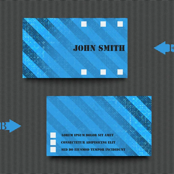 蓝色企业背景名片矢量素材(143X142)eps,ai矢量模版下载