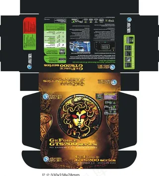 影驰显卡包装彩盒