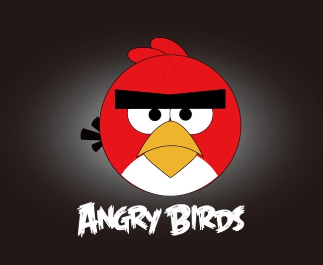 Angry Birds愤怒的小鸟矢...eps,ai矢量模版下载