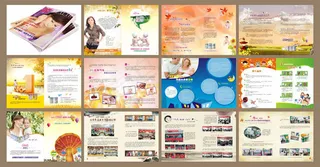 婴幼儿家庭教育杂志设计矢量素材