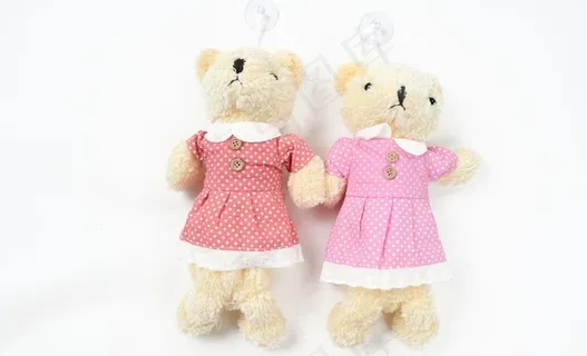 两只小熊公仔图片